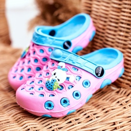Barntofflor Foam Crocs Pink Rabbit Zoë rosa 1
