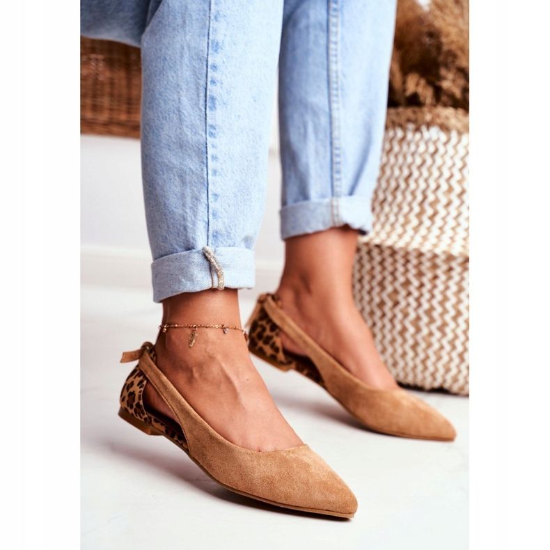 Lu Boo Ballerina I Spitz Suede Camel Better brun 1