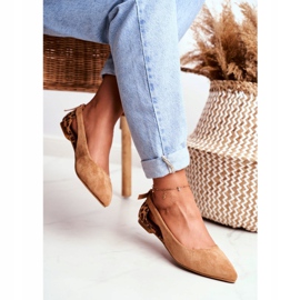 Lu Boo Ballerina I Spitz Suede Camel Better brun 2