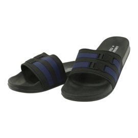 American Club Skum flip flops på NH16 Black/Navy Black Beach svart 1