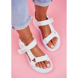 Sandaler för kvinnor Big Star White FF274A603 vit 3