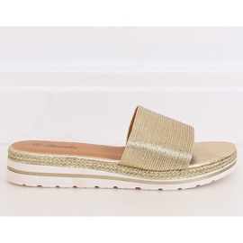 Golden damas gyllene tofflor 222-32II Gold 1