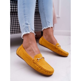 SEA Gula loafers för kvinnor Suede Sonnero 1