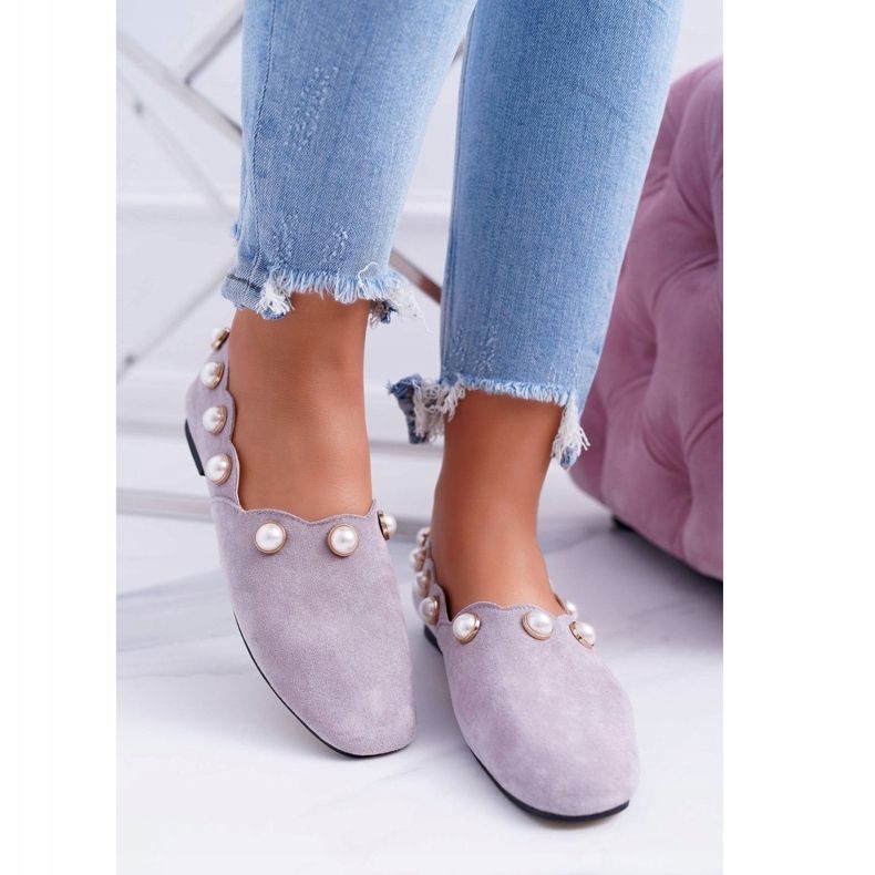 Grå Ballerinas för kvinnor Lu Boo Milis 1