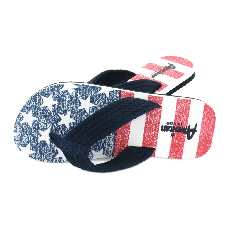 American Club Amerikanska lätta skum flip-flops JP05 marinblå 3