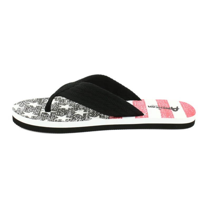 American Club Amerikanska lätta skum flip-flops JP05 svart 1