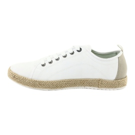Herr espadriller Big Star 174155 spets vit brun 2