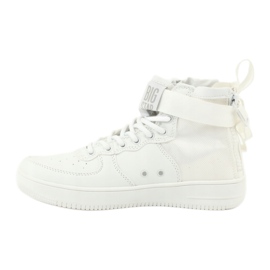 Big Star High Eco-Leather Sneakers Białurówka White vit 4