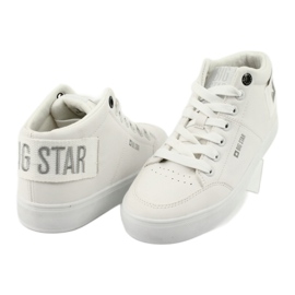 High Sneakers Big Star EE274352 vit grå 4