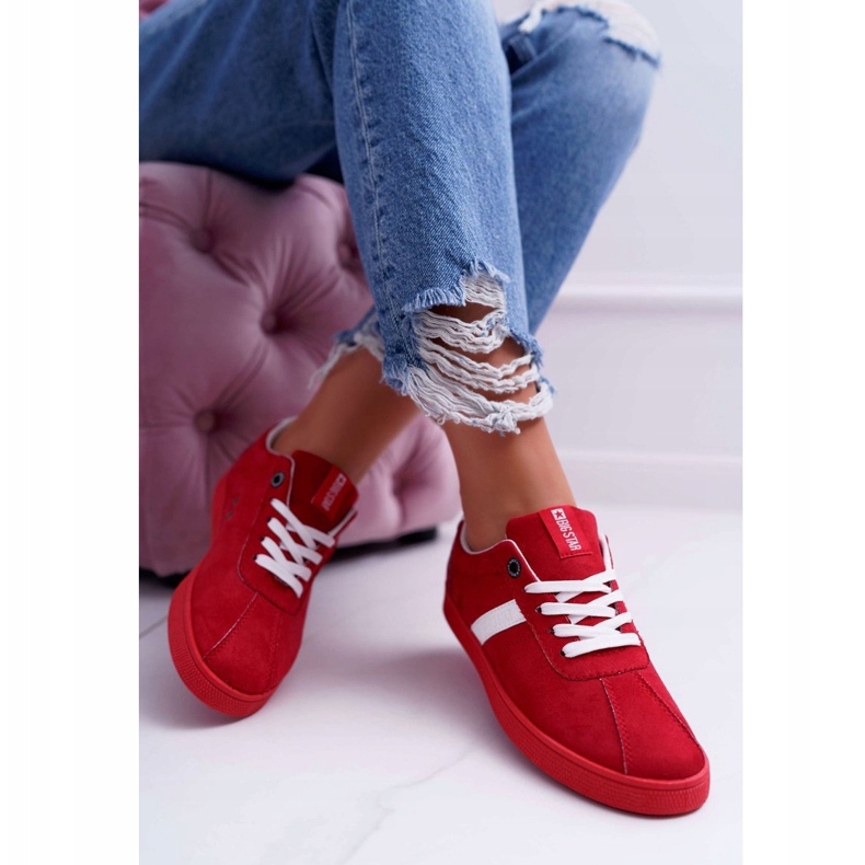 Kvinnors sportskor Big Star Red DD274622 röd 1