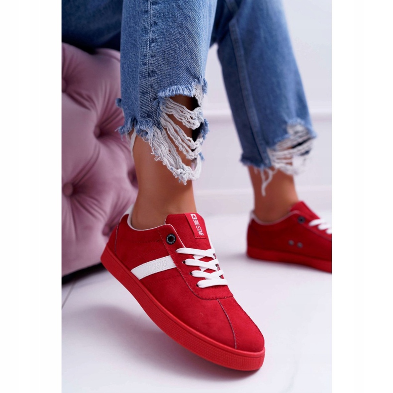 Kvinnors sportskor Big Star Red DD274622 röd 2
