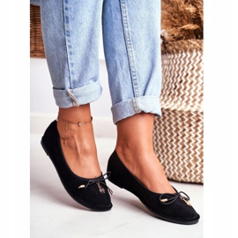 Kvinnors Ballerinas Lu Boo Mocka Svart Layla 1