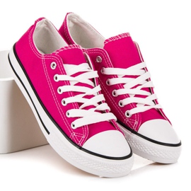 SHELOVET Fuchsia sneakers rosa 1