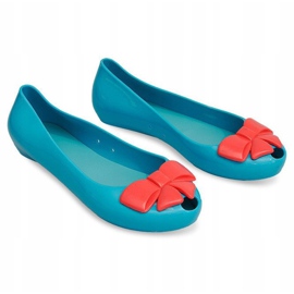 Ballerinas Meliski Galoshes 857 Blue röd blå 1