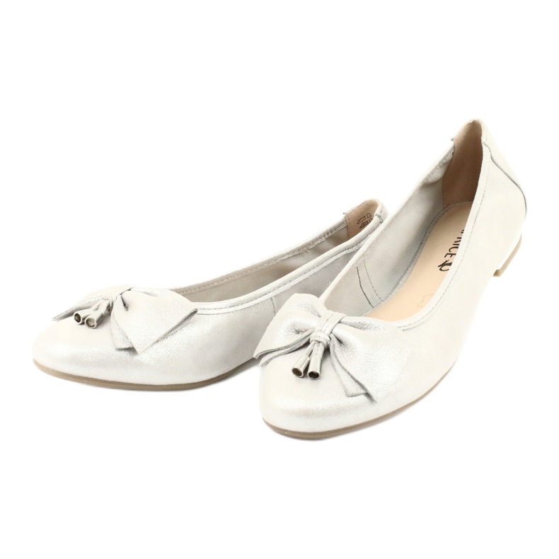 Caprice ballerinas damskor 22111 silver grå 2