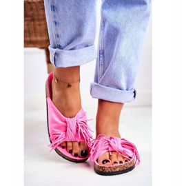 BUGO Rosa Fluo Flip Flops för kvinnor på Cork Fringe Marina 2