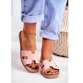 BUGO Dam Tofflor Rosa Geometrisk Klassisk Theodora 1