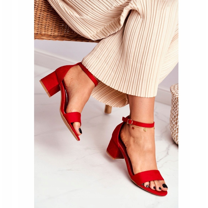 BUGO Dam Sandaler Mocka Röd Oh Baby! 1