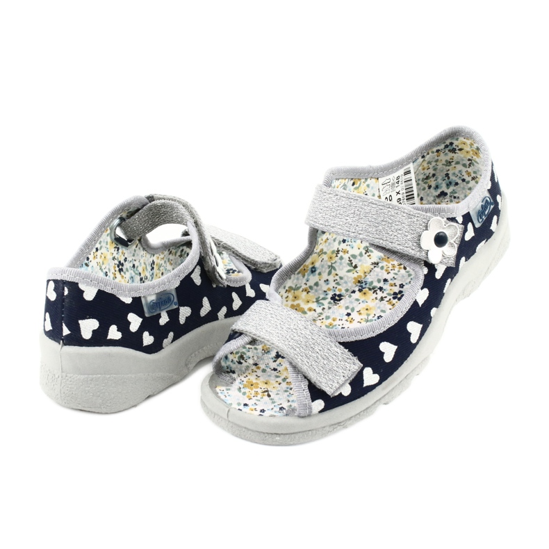 Befado barnskor 969X148 marinblå grå 3