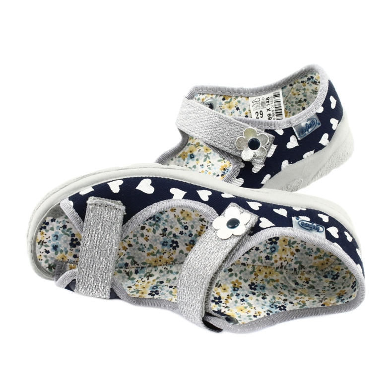 Befado barnskor 969X148 marinblå grå 4