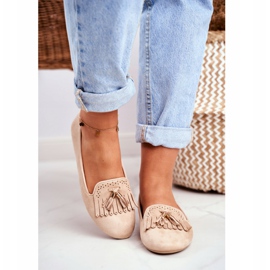 BUGO Dam Loafers Beige Lords Fringes Therese 2