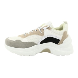 SEA Kvinnors sportskor Sneakers Vit och Beige Mindanao brun svart grå 2