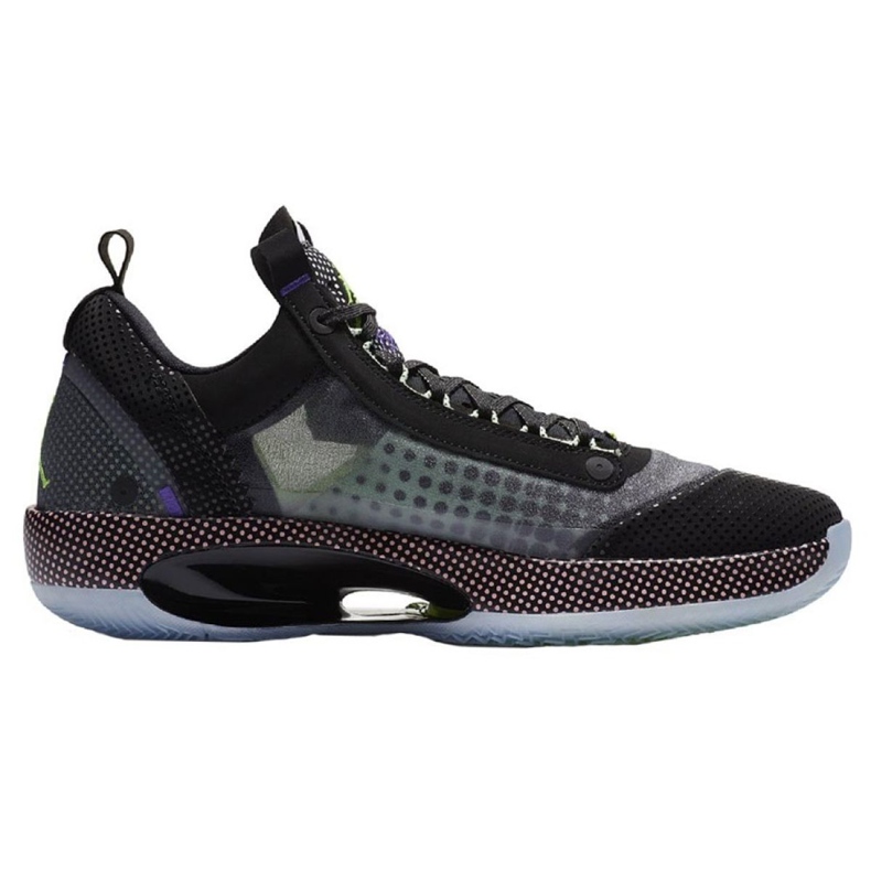 Nike Air Jordan Xxxiv Low Black Vapor Green M CZ7750-003 mångfärgad svart 1