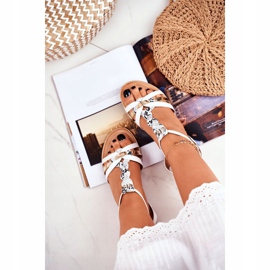 PS1 Kvinnors sandaler Elegant vit ormbrooke 4