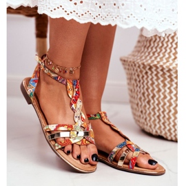 PS1 Kvinnors sandaler Elegant Orange Oriental Brooke 1