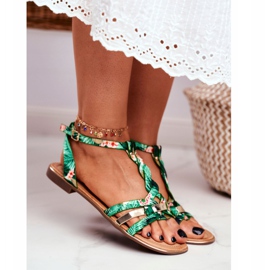 PS1 Kvinnors sandaler Elegant grön orientalisk brooke 5