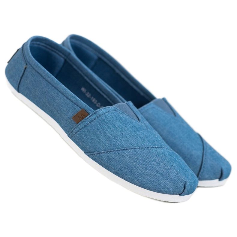 Blue Slip On Sneakers blå 1