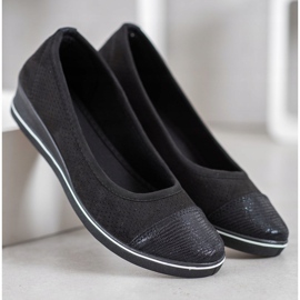 SHELOVET Svart Ballerina På Kil 2