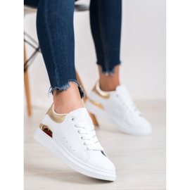 SHELOVET Trendiga sportskor vit 1