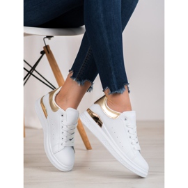 SHELOVET Trendiga sportskor vit 2