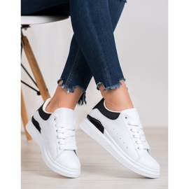 SHELOVET Trendiga sportskor vit 1