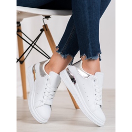 SHELOVET Trendiga sportskor vit 1