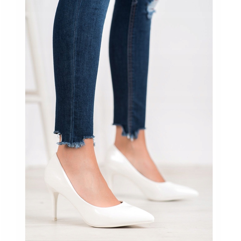 Small Swan Lackerade stift vit 2