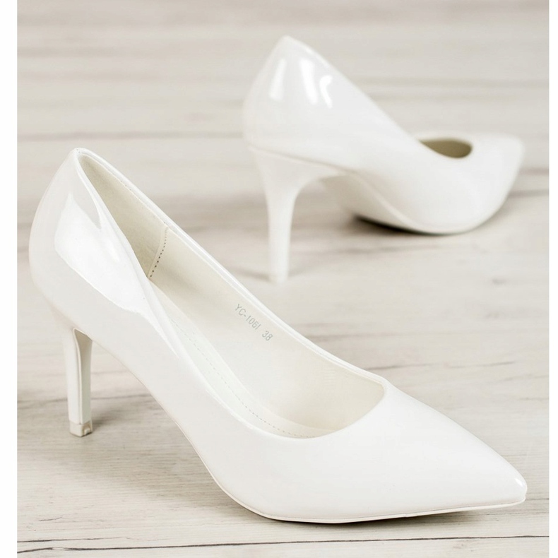 Small Swan Lackerade stift vit 1