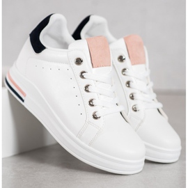 SHELOVET Snygga vita sneakers 1