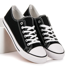 SHELOVET Svarta sneakers 2