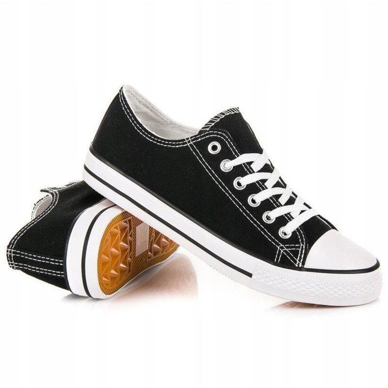 SHELOVET Svarta sneakers 1