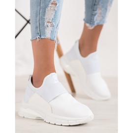 SHELOVET Sports Slip-On Sneakers vit 2