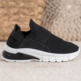 SHELOVET Sports Slip-On Sneakers svart 1