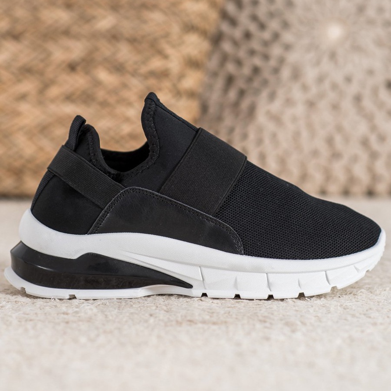 SHELOVET Sports Slip-On Sneakers svart 1