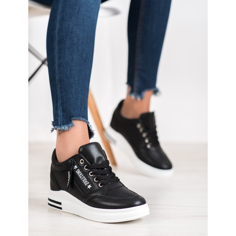 SHELOVET Svart Evolutions sneakers 2