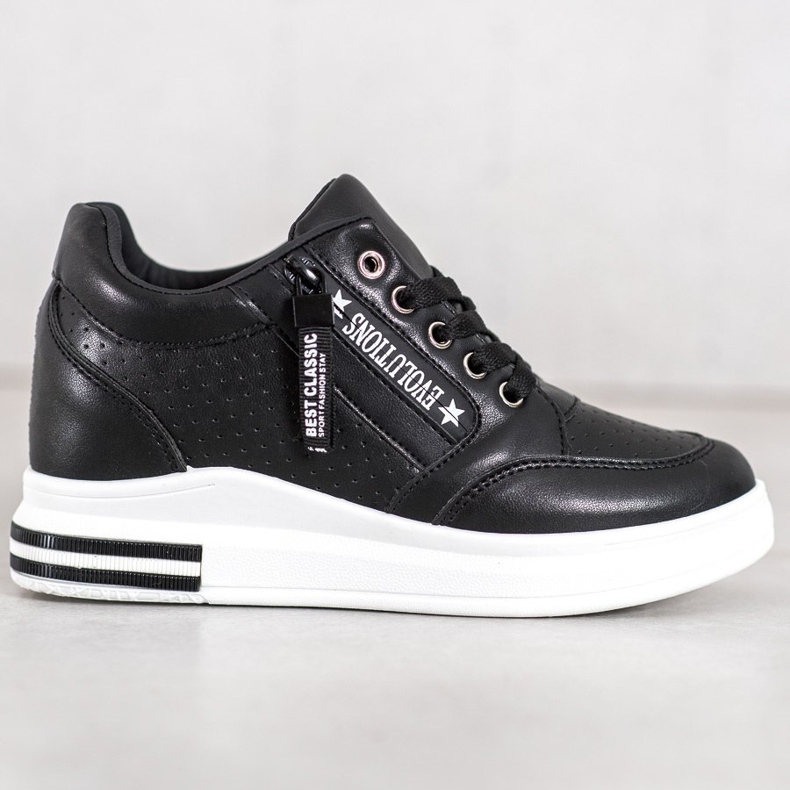 SHELOVET Svart Evolutions sneakers 1