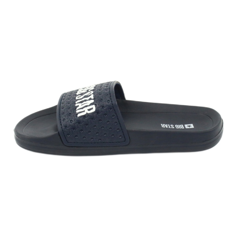 Big Star Pojkeskum flip flops för GG374802 Navy Blue Beach vit marinblå 1