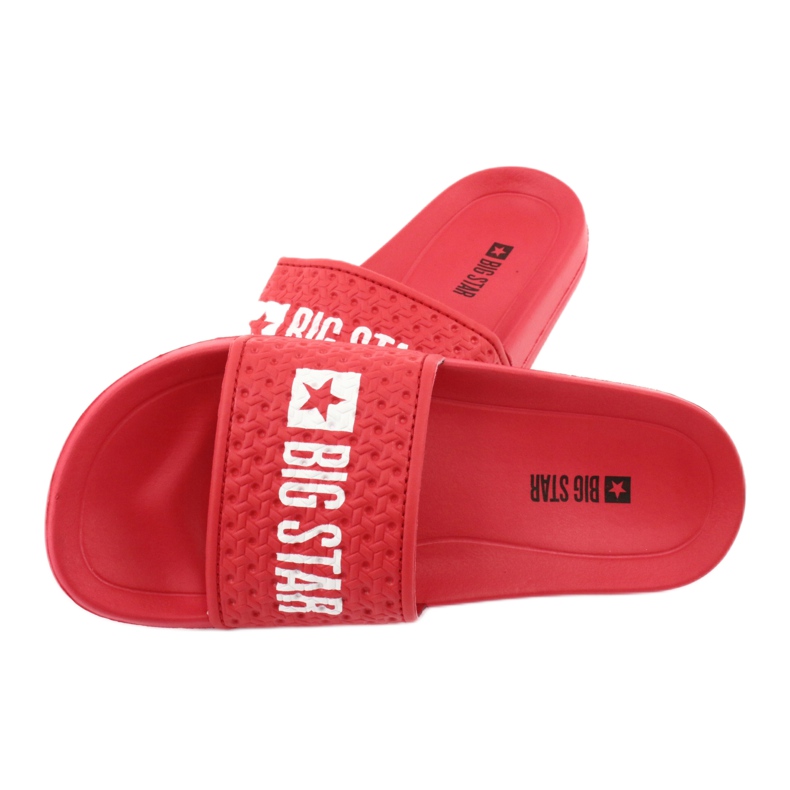 Big Star Barns röda GG374801 skumslippare 4