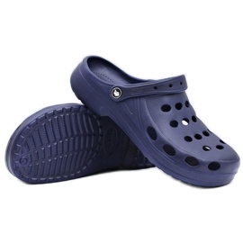 Flameshoes Tofflor Herr Sandaler Marinblå Crocs 3