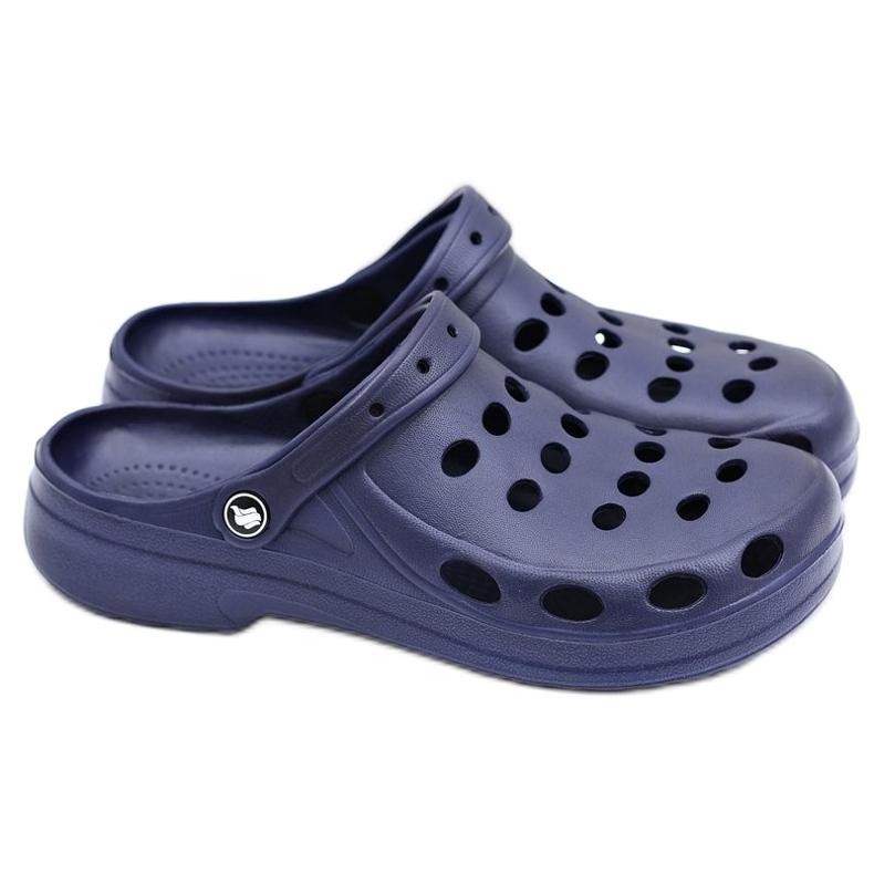 Flameshoes Tofflor Herr Sandaler Marinblå Crocs 1